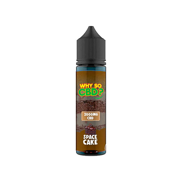 Why So CBD? 2000mg Full Spectrum CBD E-Liquid - 60ml - Space Cake | The CBD Hut