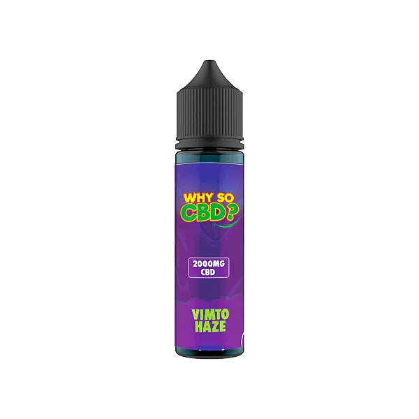 Why So CBD? 2000mg Full Spectrum CBD E-Liquid - 60ml - Vimto Haze | The CBD Hut