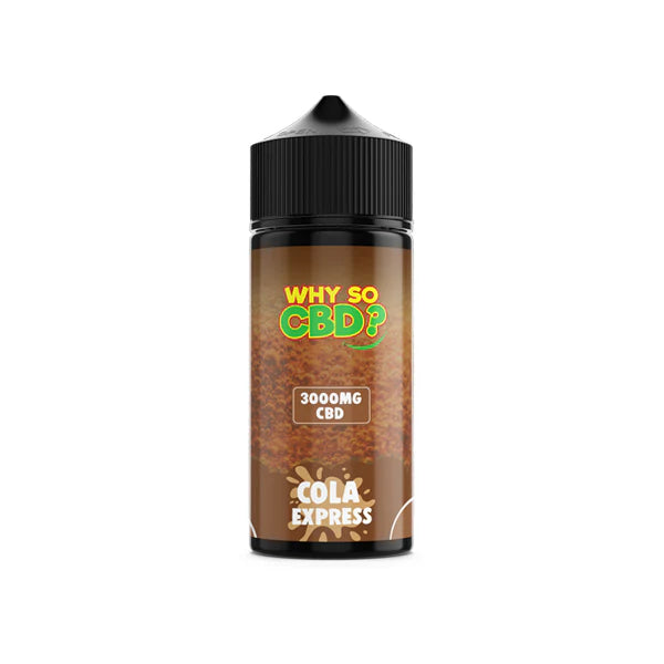 Why So CBD? 3000mg Full Spectrum CBD E-Liquid - 120ml - Cola Express | The CBD Hut