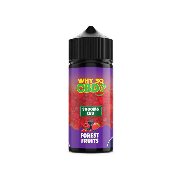 Why So CBD? 3000mg Full Spectrum CBD E-Liquid - 120ml - Forest Fruits | The CBD Hut