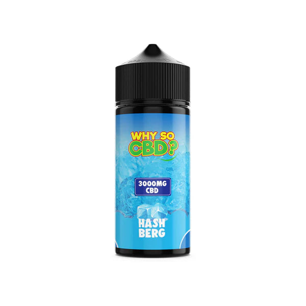 Why So CBD? 3000mg Full Spectrum CBD E-Liquid - 120ml - Hash Berg | The CBD Hut