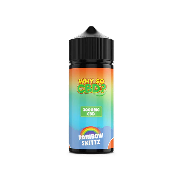 Why So CBD? 3000mg Full Spectrum CBD E-Liquid - 120ml - Rainbow Skittz | The CBD Hut