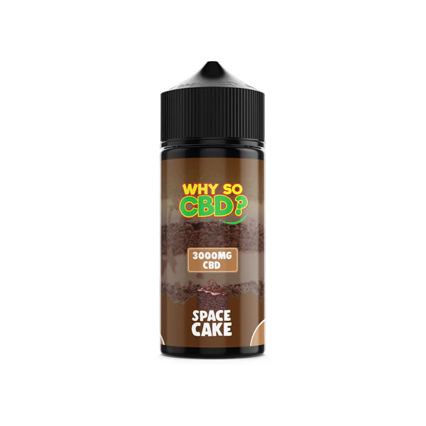 Why So CBD? 3000mg Full Spectrum CBD E-Liquid - 120ml - Space Cake | The CBD Hut