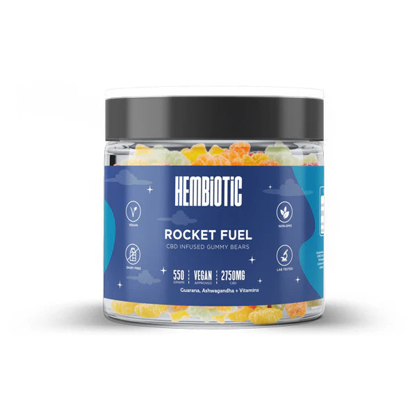 Hembiotic 2750mg Functional CBD Gummy Bears - Rocket Fuel | The CBD Hut