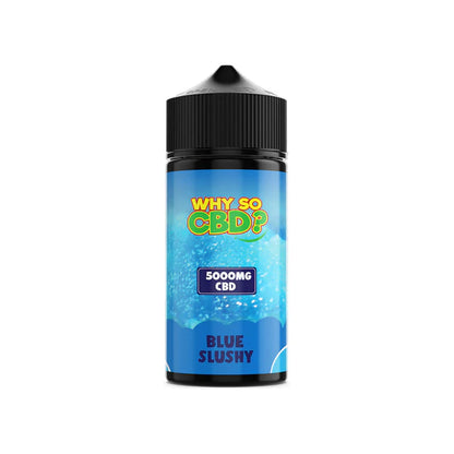 Why So CBD? 5000mg Full Spectrum CBD E-Liquid - 120ml - Blue Slushy | The CBD Hut
