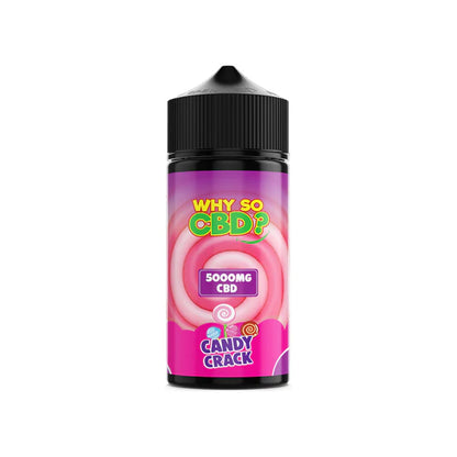 Why So CBD? 5000mg Full Spectrum CBD E-Liquid - 120ml - Candy Crack | The CBD Hut