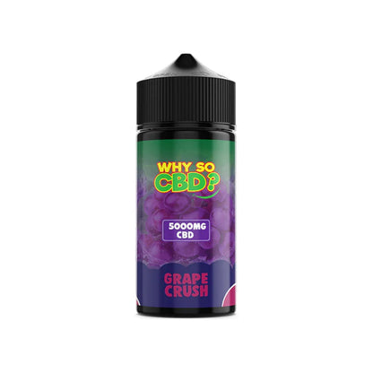 Why So CBD? 5000mg Full Spectrum CBD E-Liquid - 120ml - Grape Crush | The CBD Hut