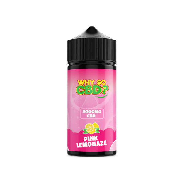 Why So CBD? 5000mg Full Spectrum CBD E-Liquid - 120ml - Pink Lemonaze | The CBD Hut