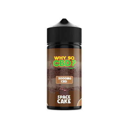 Why So CBD? 5000mg Full Spectrum CBD E-Liquid - 120ml - Space Cake | The CBD Hut