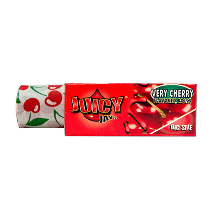 Juicy Jay Big Size Flavoured 5M Rolls - 24 Packs - Very Cherry | The CBD Hut