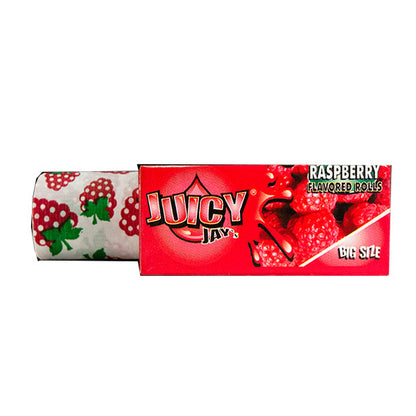 Juicy Jay Big Size Flavoured 5M Rolls - 24 Packs - Raspberry | The CBD Hut