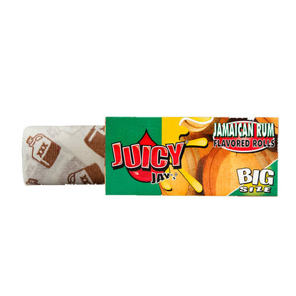 Juicy Jay Big Size Flavoured 5M Rolls - 24 Packs - Jamaican Rum | The CBD Hut