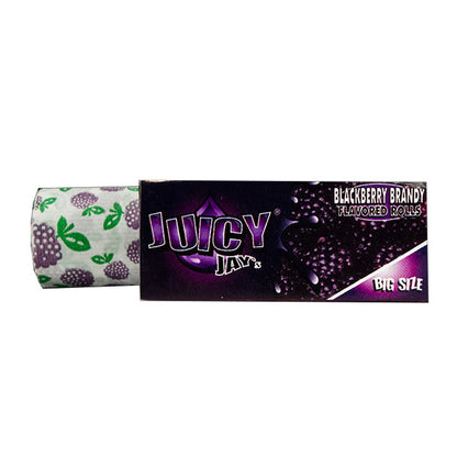 Juicy Jay Big Size Flavoured 5M Rolls - 24 Packs - Blackberry Brandy | The CBD Hut