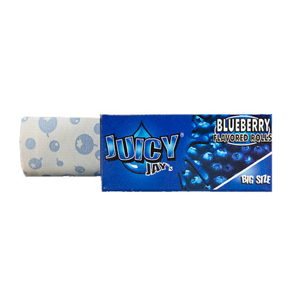 Juicy Jay Big Size Flavoured 5M Rolls - 24 Packs - Blueberry | The CBD Hut