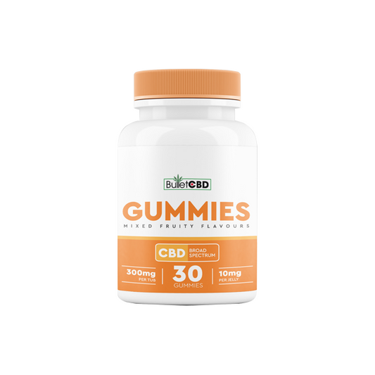 Bullet CBD 300mg Broad Spectrum CBD Gummies - 30 Pieces | The CBD Hut
