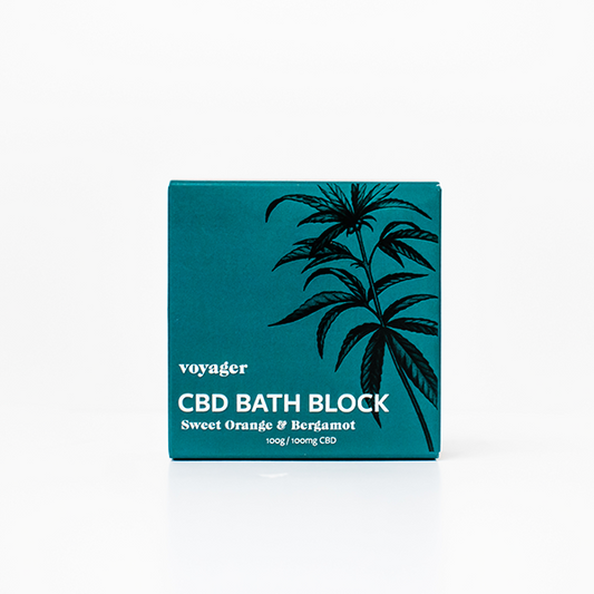 Voyager 100mg CBD Sweet Orange & Bergamot Bath Block - 100g | The CBD Hut