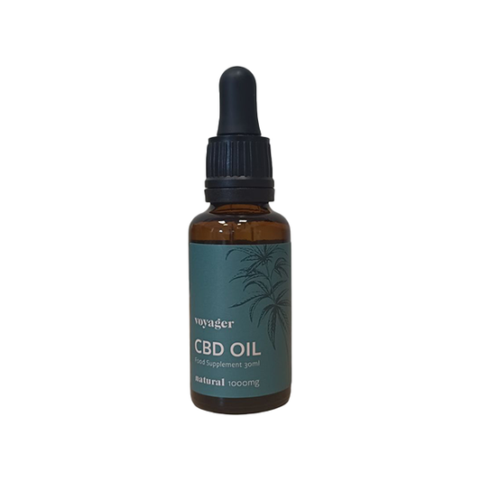 Voyager 1000mg CBD Oil - 30ml - Natural | The CBD Hut