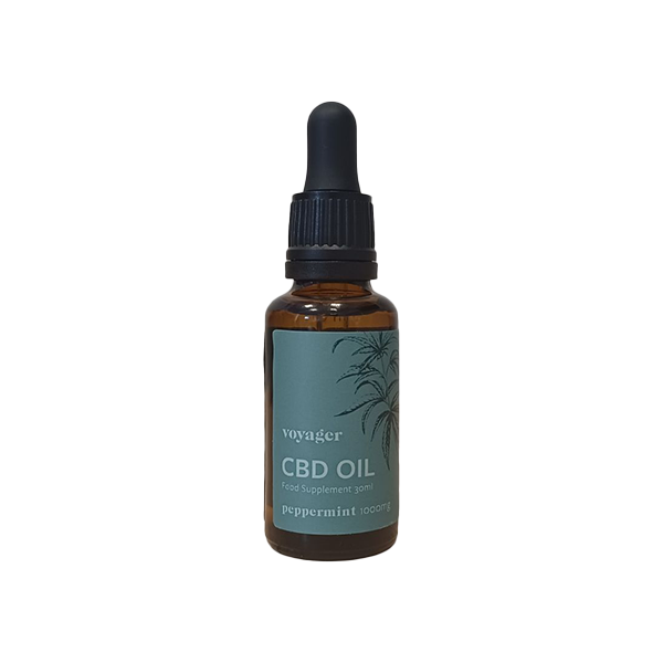 Voyager 1000mg CBD Oil - 30ml - Peppermint | The CBD Hut