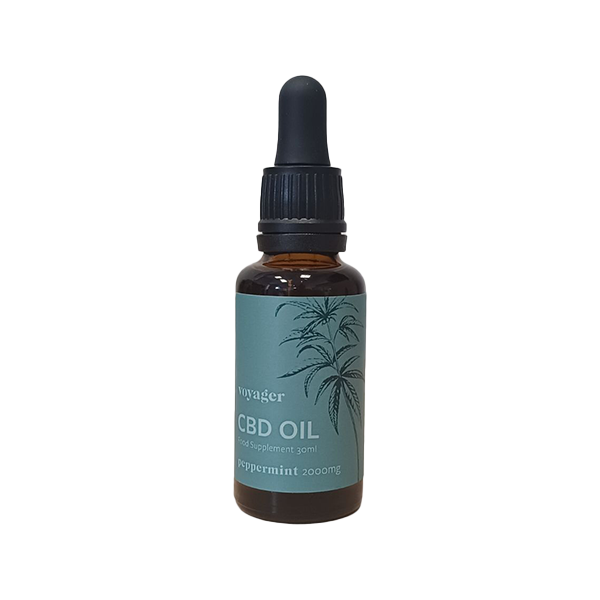 Voyager 2000mg CBD Oil - 30ml - Peppermint | The CBD Hut