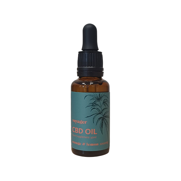 Voyager 2000mg CBD Oil - 30ml - Orange & Lemon | The CBD Hut