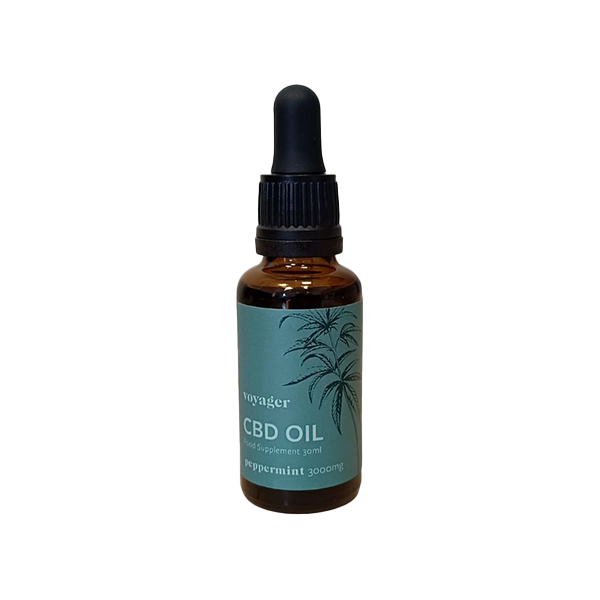 Voyager 3000mg CBD Oil - 30ml - Peppermint | The CBD Hut