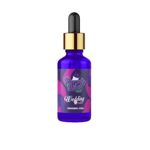 Purple Dank 4800mg CBD Terpene Oil - 30ml - Wedding Cake (BUY 1 GET 1 FREE) | The CBD Hut