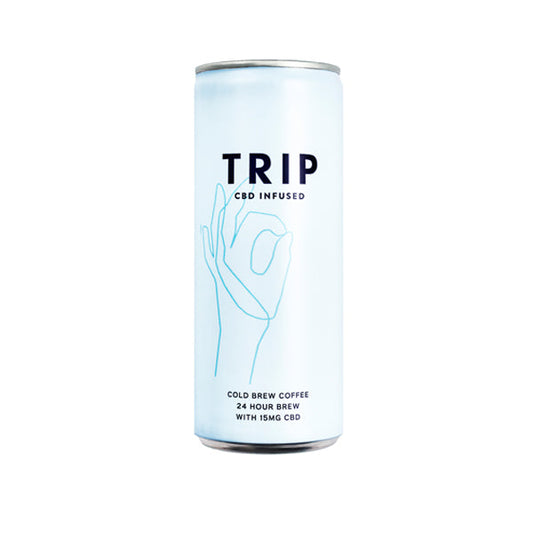 12 x TRIP 15mg CBD Infused Cold Brew Coffee Drink 250ml | The CBD Hut