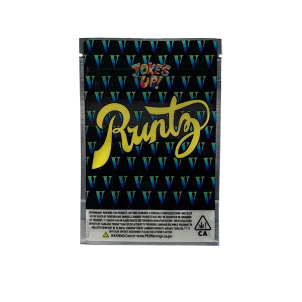 Printed Mylar Zip Bag 3.5g Standard | The CBD Hut