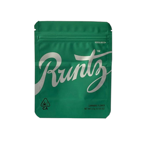 Printed Mylar Zip Bag 3.5g Standard | The CBD Hut