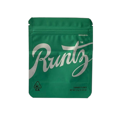 Printed Mylar Zip Bag 3.5g Standard | The CBD Hut