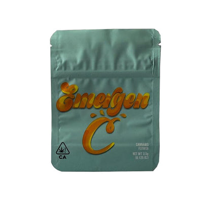 Printed Mylar Zip Bag 3.5g Standard | The CBD Hut