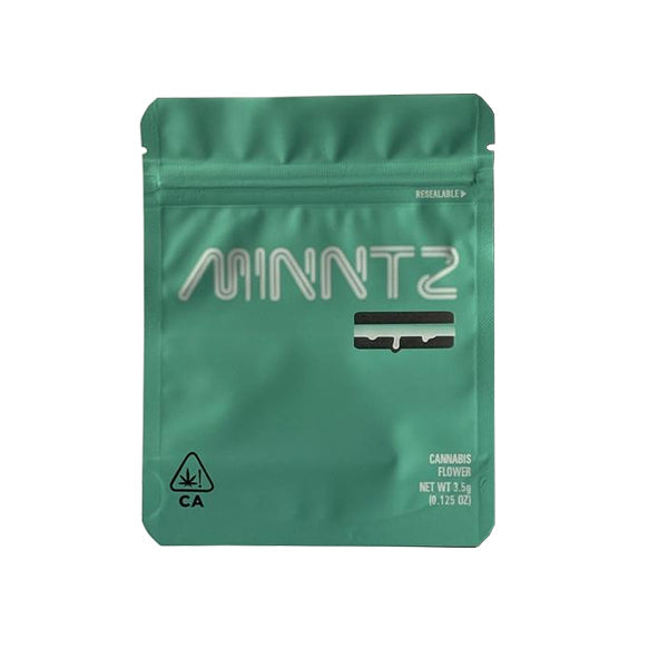 Printed Mylar Zip Bag 3.5g Standard | The CBD Hut