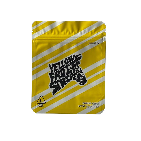 Printed Mylar Zip Bag 3.5g Standard | The CBD Hut