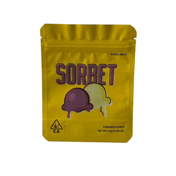 Printed Mylar Zip Bag 3.5g Standard | The CBD Hut