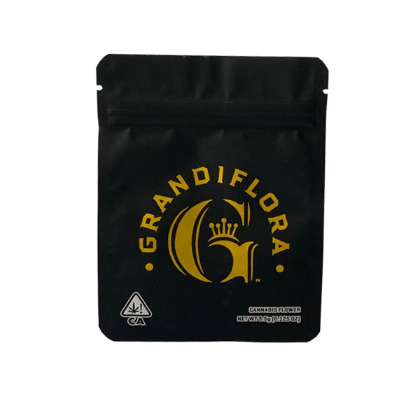 Printed Mylar Zip Bag 3.5g Standard | The CBD Hut