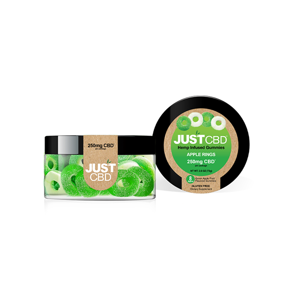 Just CBD 250mg Gummies - Apple Rings | The CBD Hut