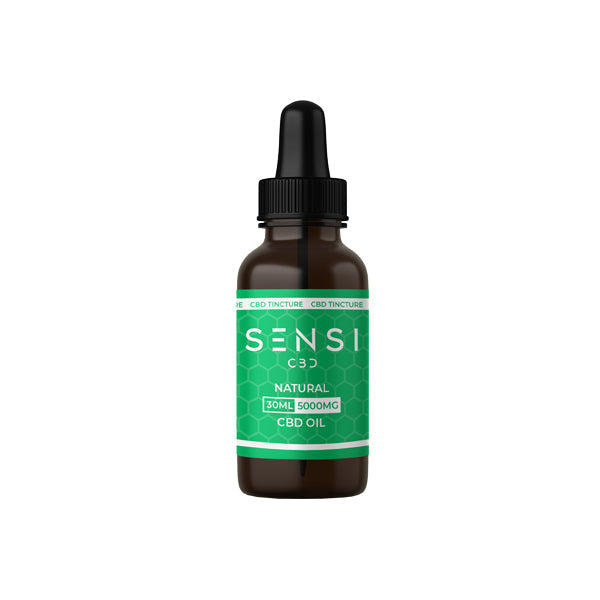 Sensi CBD 5000mg CBD Oil Tincture - Natural (BUY 1 GET 1 FREE) | The CBD Hut