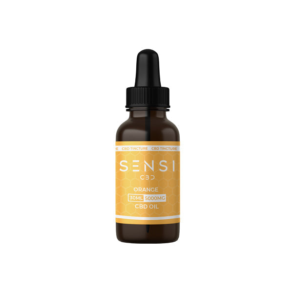 Sensi CBD 5000mg CBD Oil Tincture - Orange (BUY 1 GET 1 FREE) | The CBD Hut