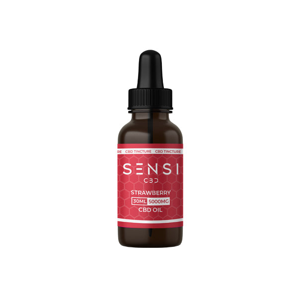 Sensi CBD 5000mg CBD Oil Tincture - Strawberry (BUY 1 GET 1 FREE) | The CBD Hut