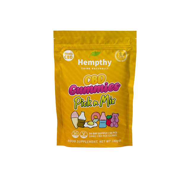 Hempthy 300mg CBD Gummies - 30 Pieces - Pick n Mix | The CBD Hut
