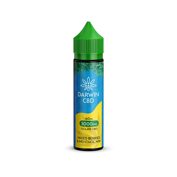 Darwin 3000mg CBD Isolate E-Liquid - Mixed Berries & Menthol Mix | The CBD Hut