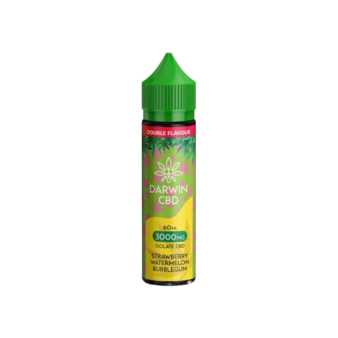 Darwin 3000mg CBD Isolate E-Liquid - Strawberry Watermelon Bubblegum | The CBD Hut