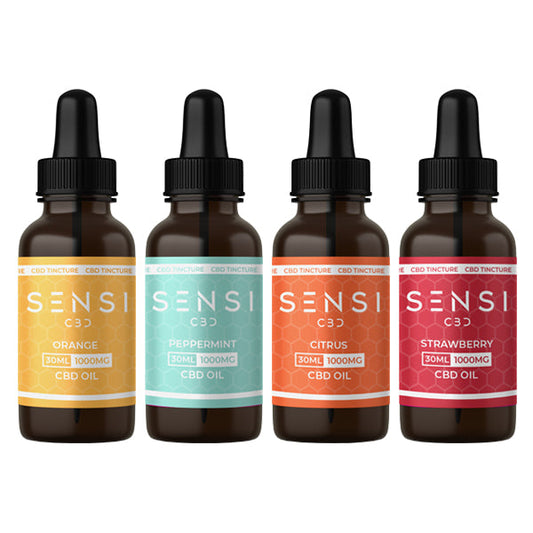Sensi CBD 1000mg CBD Oil Tincture - 30ml (BUY 1 GET 1 FREE) | The CBD Hut