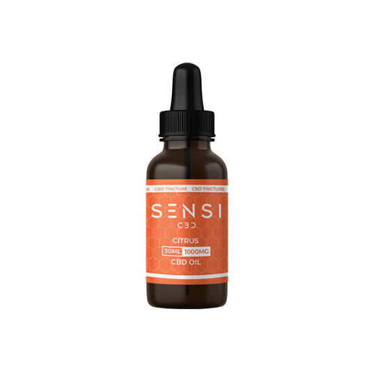 Sensi CBD 1000mg CBD Oil Tincture - Citrus (BUY 1 GET 1 FREE) | The CBD Hut