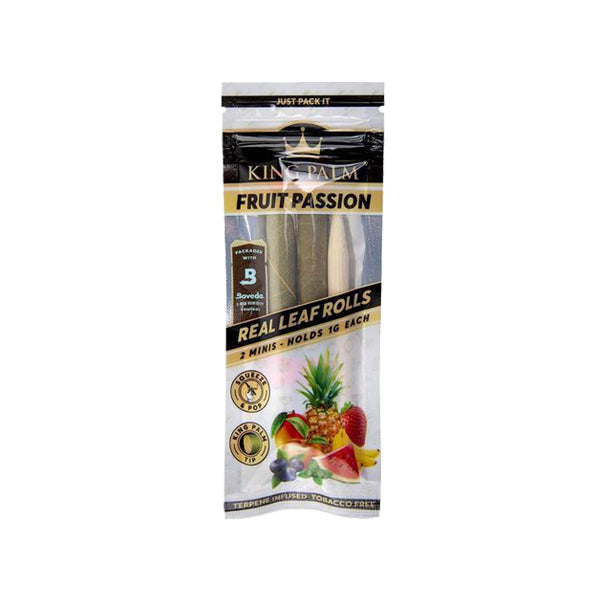 King Palm Mini 1G Rolls - 2 Pack - Fruit Passion | The CBD Hut