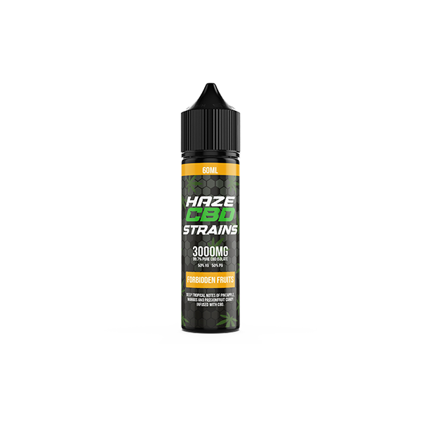 Haze CBD Strains 3000mg Shortfill E-Liquid - Forbidden Fruits | The CBD Hut