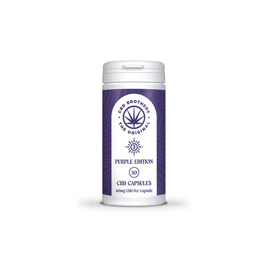 CBD Brothers Purple Edition 1200mg CBD/CBDA Vegan Capsules - 30 Caps | The CBD Hut