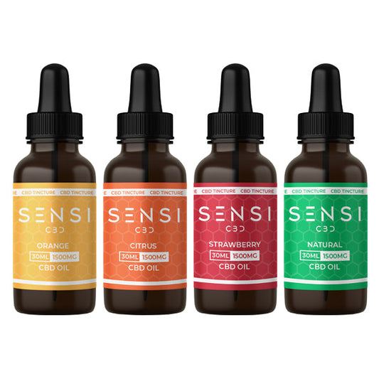 Sensi CBD 1500mg CBD Oil Tincture - 30ml (BUY 1 GET 1 FREE) | The CBD Hut