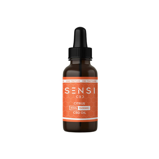 Sensi CBD 1500mg CBD Oil Tincture - Citrus (BUY 1 GET 1 FREE) | The CBD Hut