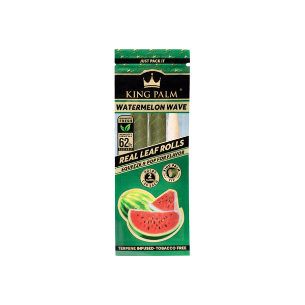 King Palm Flavoured Slim 1.5G Rolls - 2 Pack - Watermelon Wave | The CBD Hut